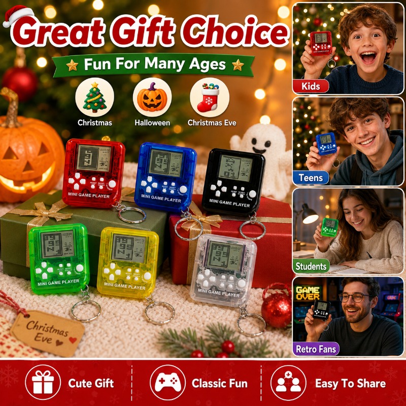 Gaming Console Keychain - جهاز ألعاب تيترس صغير محمول على