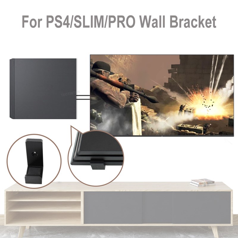 جدار جبل حامل لوحدة التحكم PS4 - مراجعة Gaming Console Tv وسعره