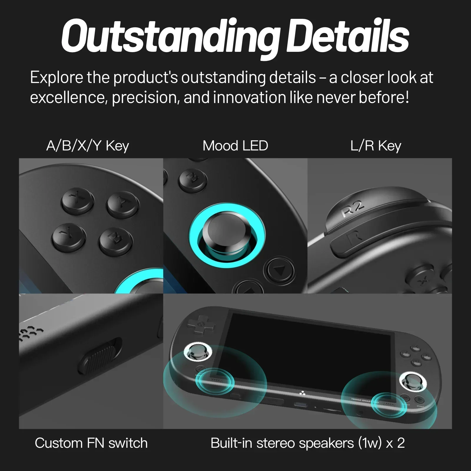 جهاز ألعاب محمول TRIMUI SMART  - مراجعة Gaming Console Under 5000 وسعره