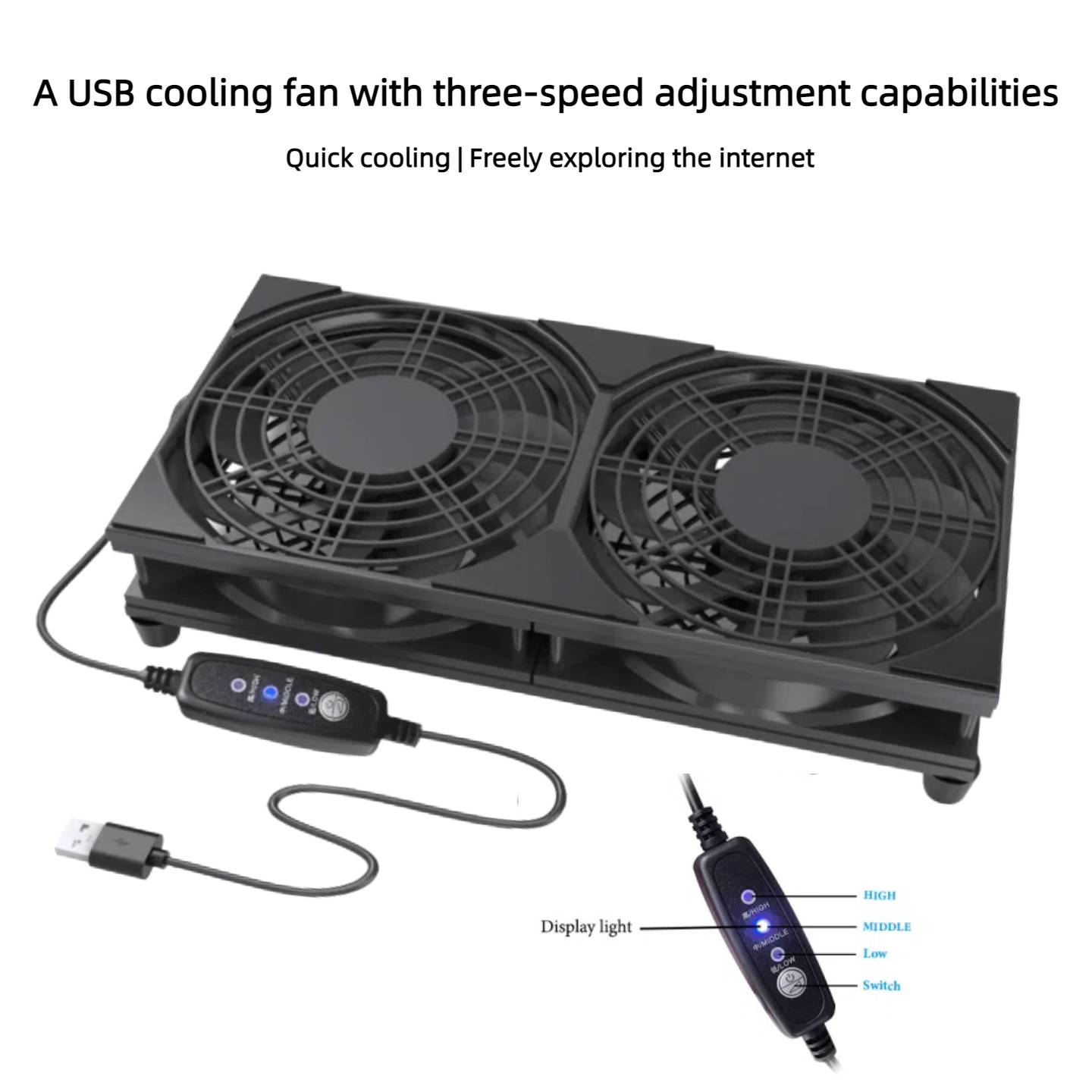 مروحة تبريد مزدوجة بمنفذ USB م - مراجعة Gaming Console In وسعره