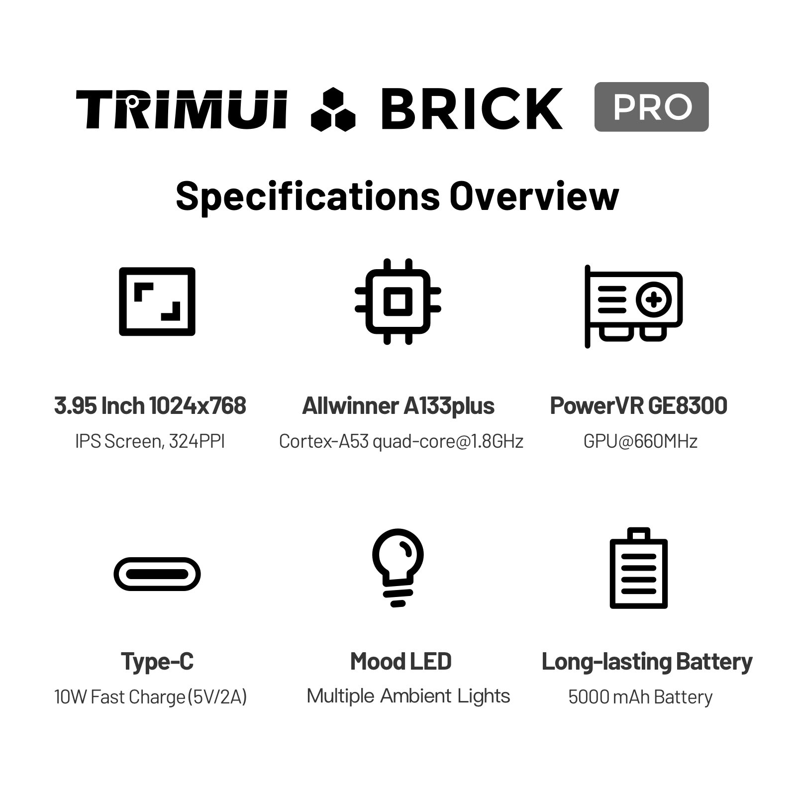 TRIMUI BRICK PRO وحدة تحكم ألع - مراجعة Gaming Console Under 5000 وسعره