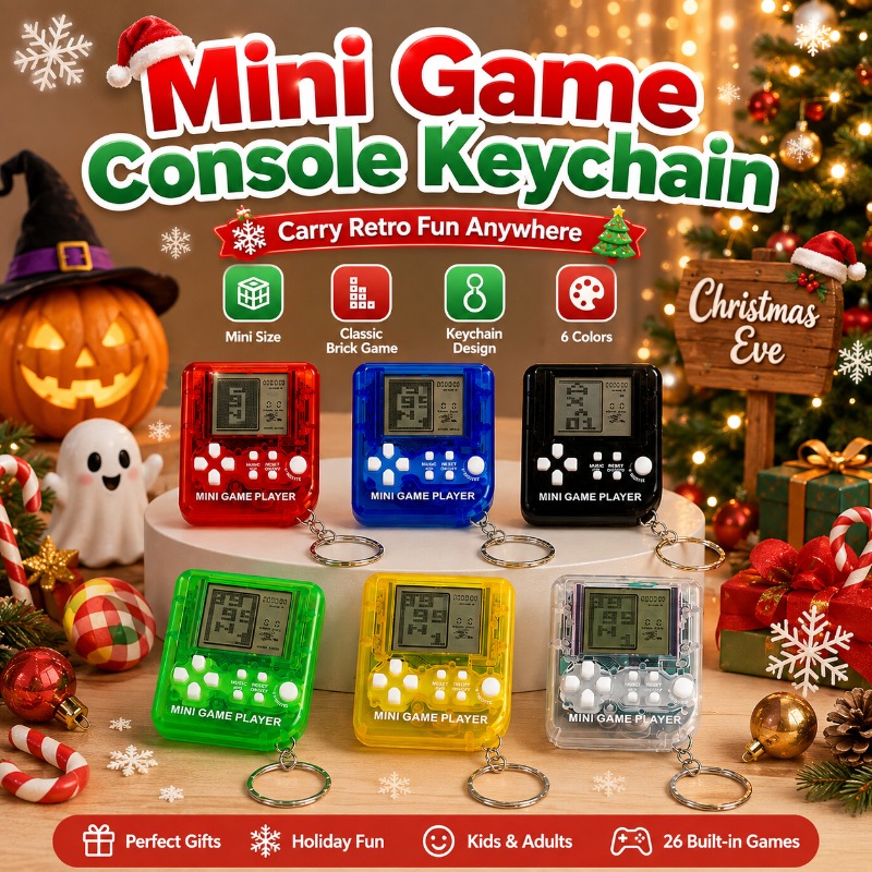 جهاز ألعاب تيترس صغير محمول عل - مراجعة Gaming Console Keychain وسعره